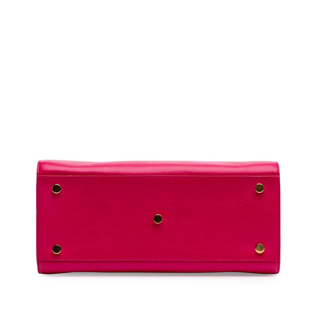 Saint Laurent Small Leather Sac De Jour Satchel - 3