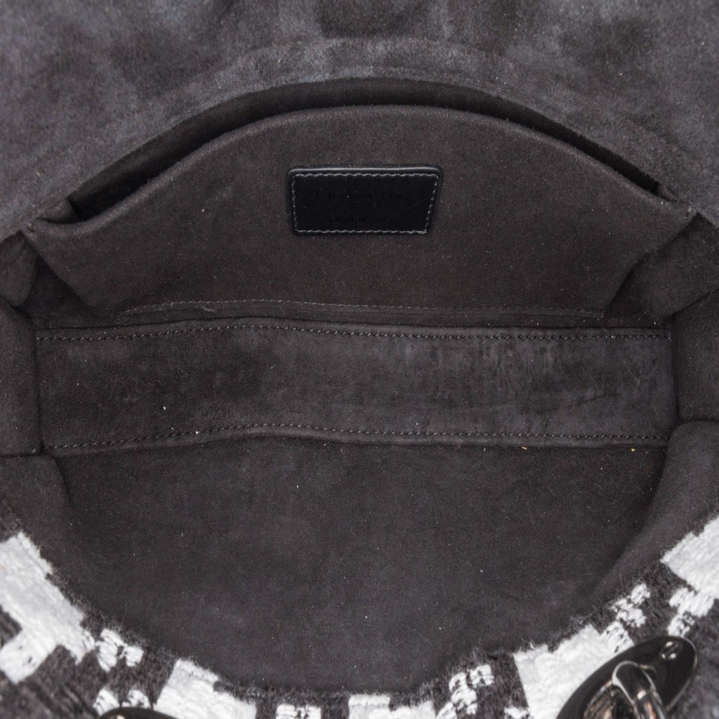 Dior Medium Canvas Macro Houndstooth Lady D Joy - 4