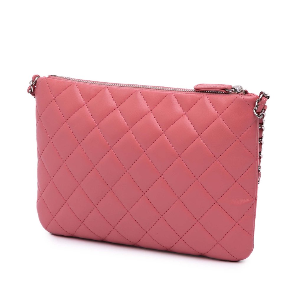 Chanel CC Quilted Lambskin Flap Crossbody - 2
