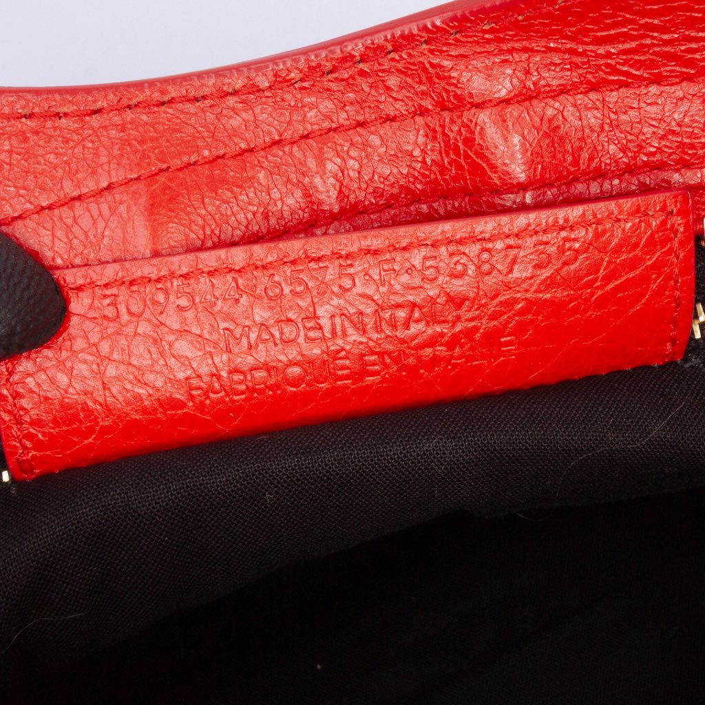 Balenciaga Mini Lambskin Motocross City Giant 21 Satchel - 5