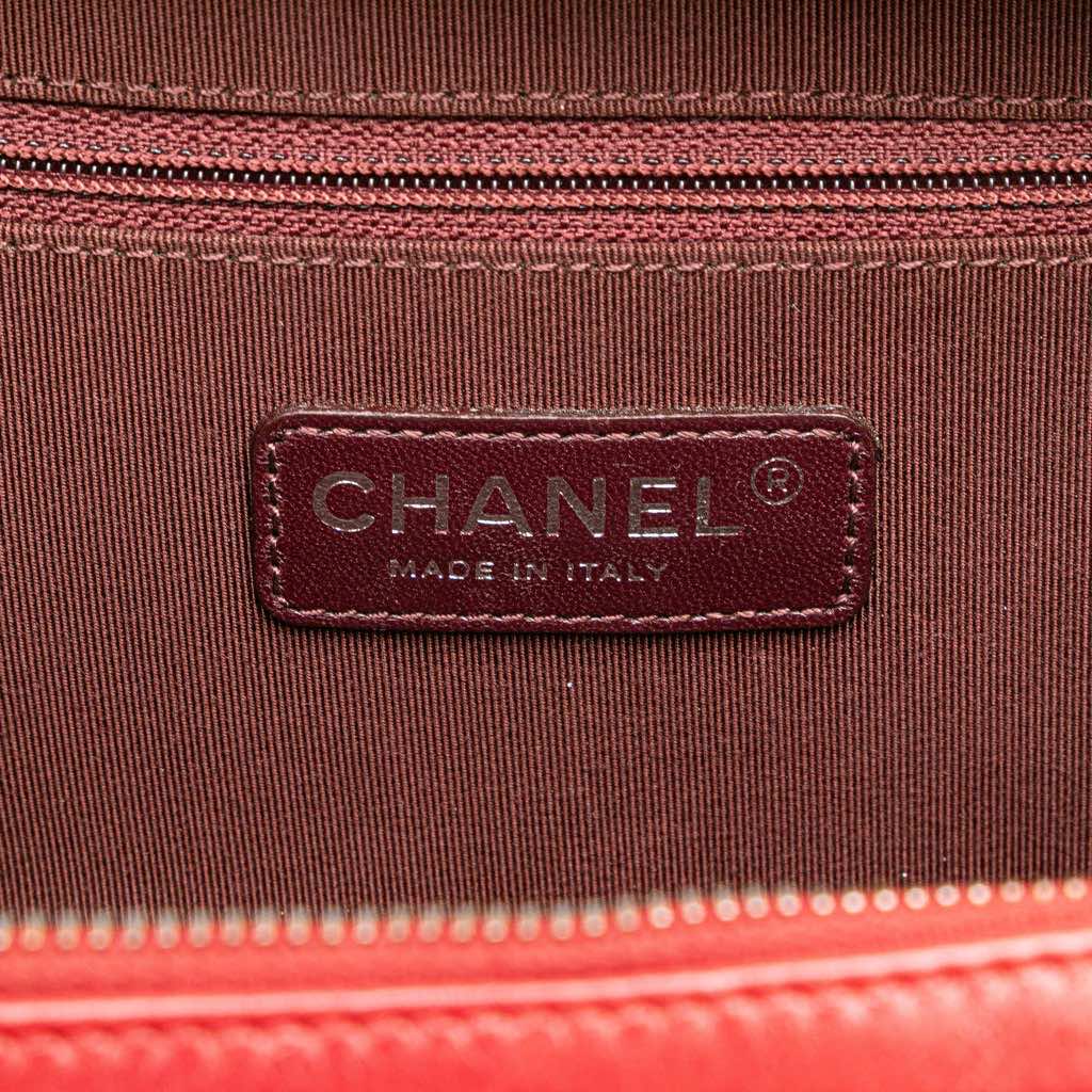 Chanel Small Quilted Glazed Calfskin Coco Boy Camera Bag - Detail 1