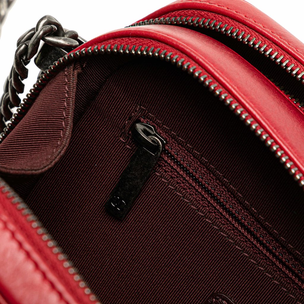 Chanel Small Quilted Glazed Calfskin Coco Boy Camera Bag - Image 10