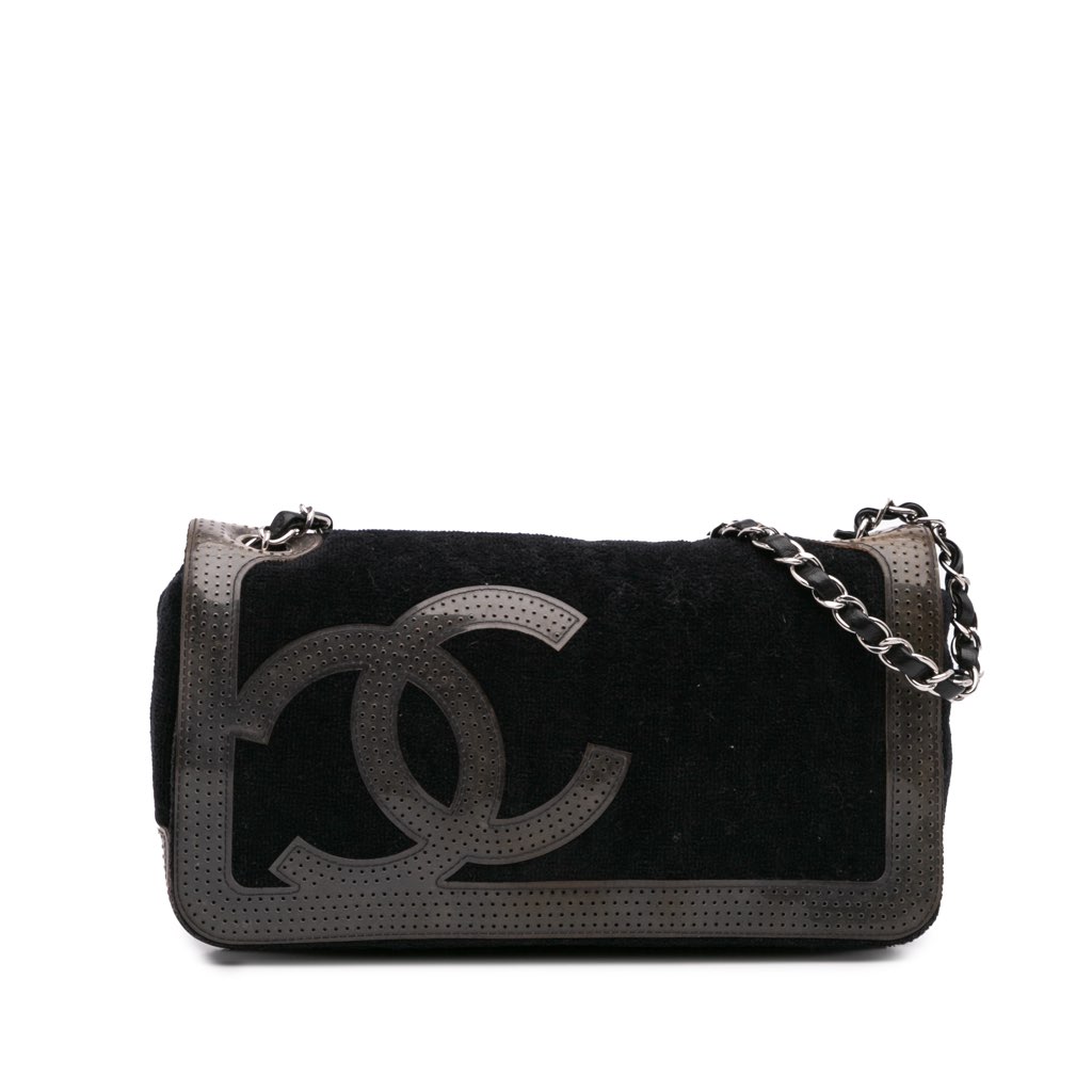Chanel Terry Cloth CC Sport Line Shoulder Bag