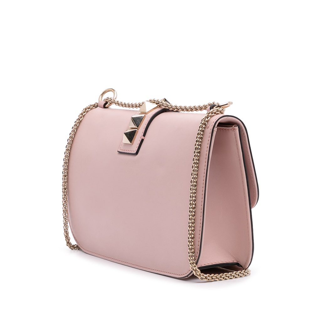 Valentino Medium Calfskin Rockstud Glam Lock Crossbody - 2