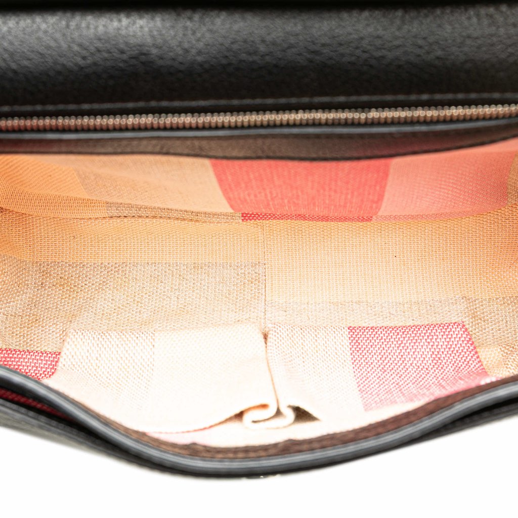 Gucci Medium Leather Bamboo Daily Crossbody - 4