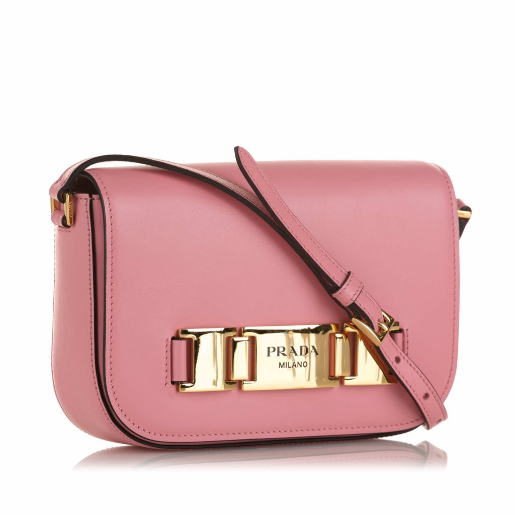 Prada Glace Calf Etiquette Crossbody - 2