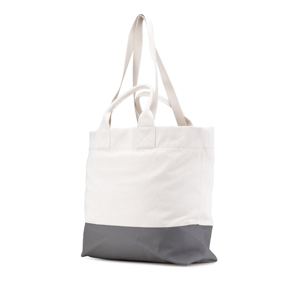 Gucci Canvas Embossed Logo Tote - 2