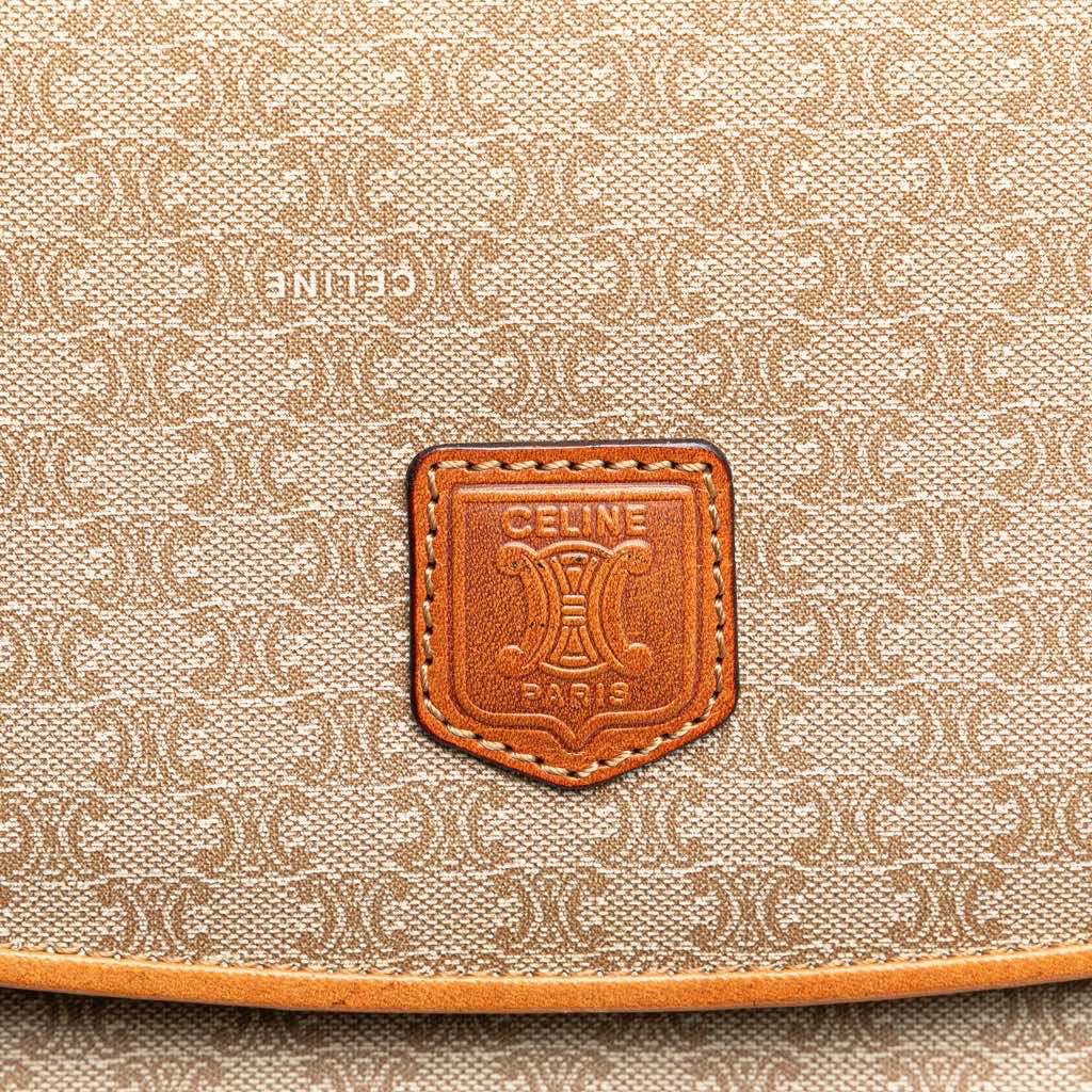 Celine Macadam Coated Canvas Clutch - Image 13