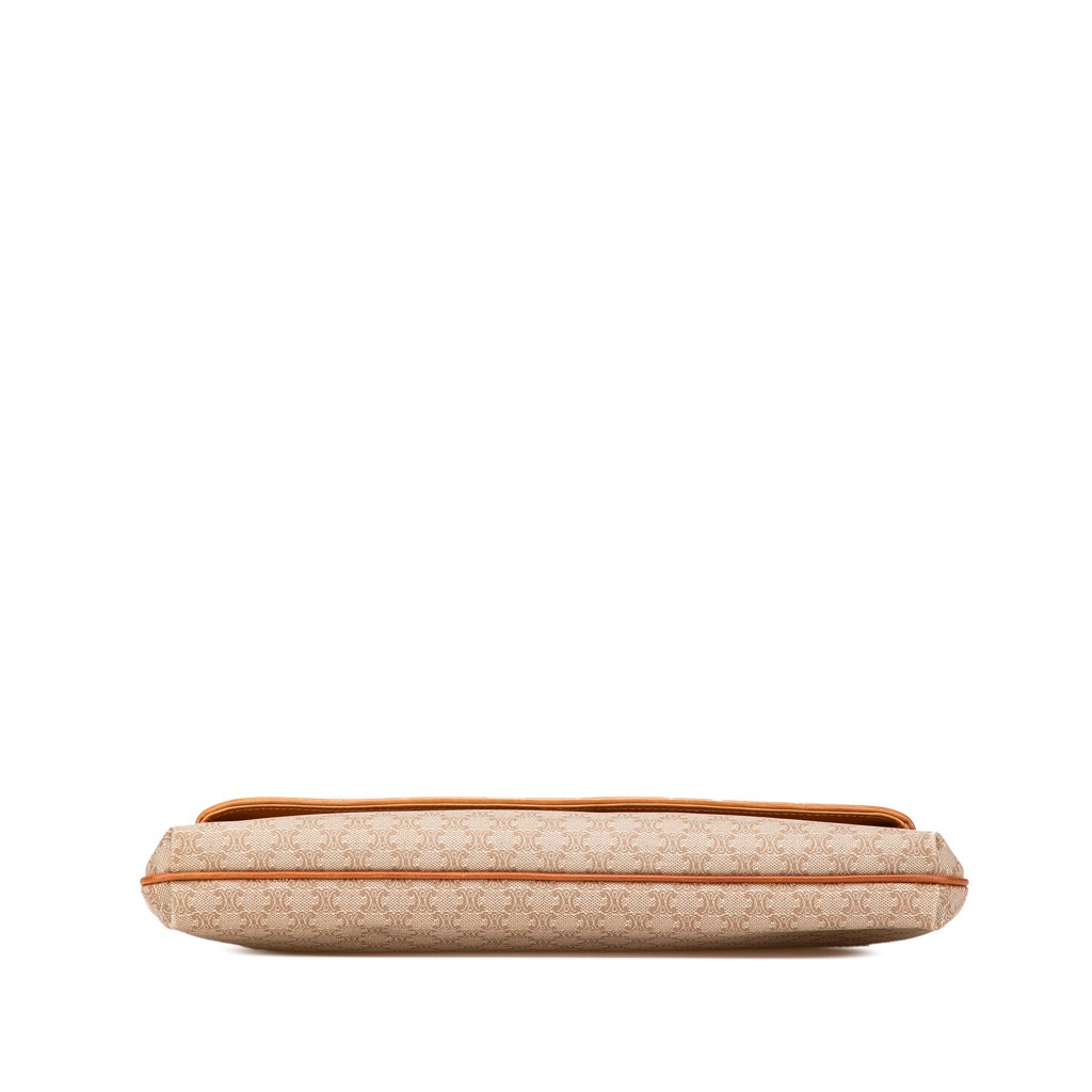 Celine Macadam Coated Canvas Clutch - Image 6