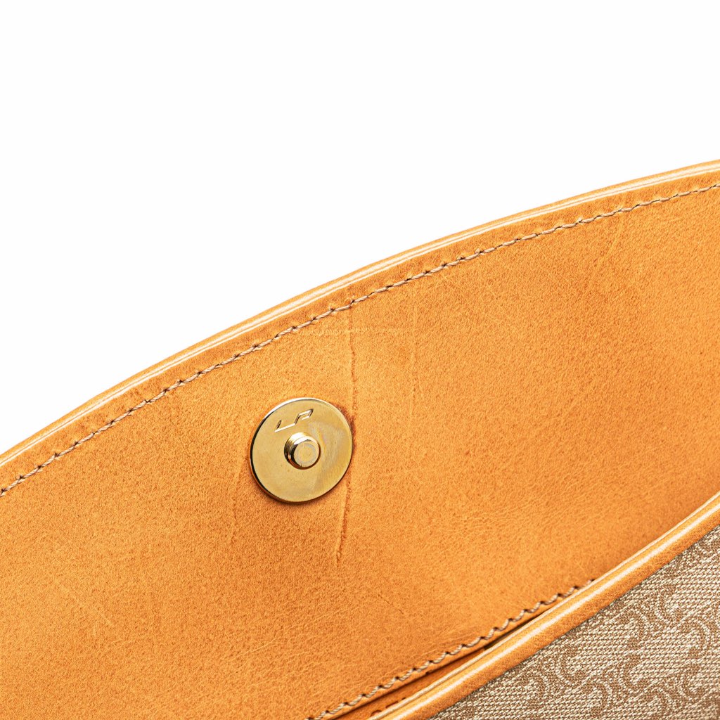 Celine Macadam Coated Canvas Clutch - Image 12