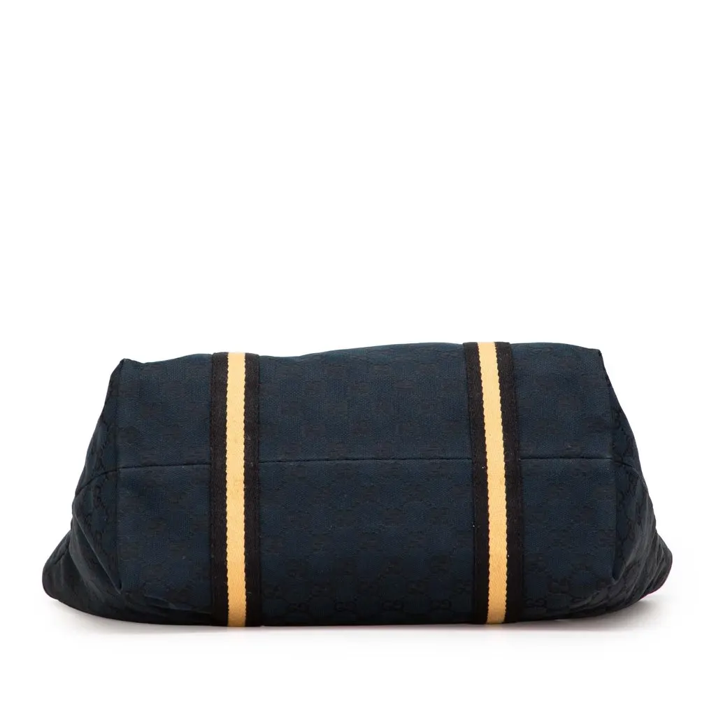 Gucci Large GG Canvas Jolicoeur Tote Black Canvas Very good - Inside View