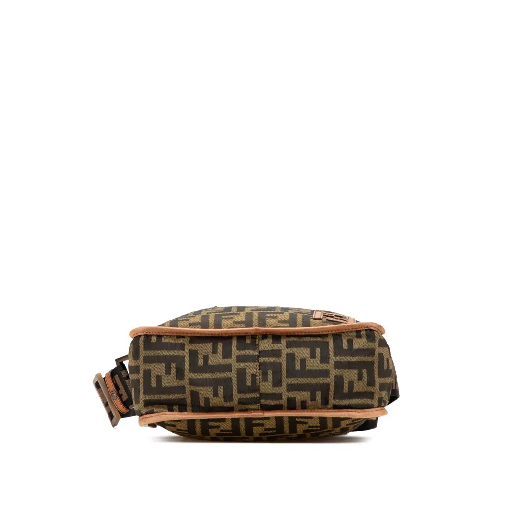 Fendi Zucca Canvas Crossbody Brown Canvas Good - Inside View