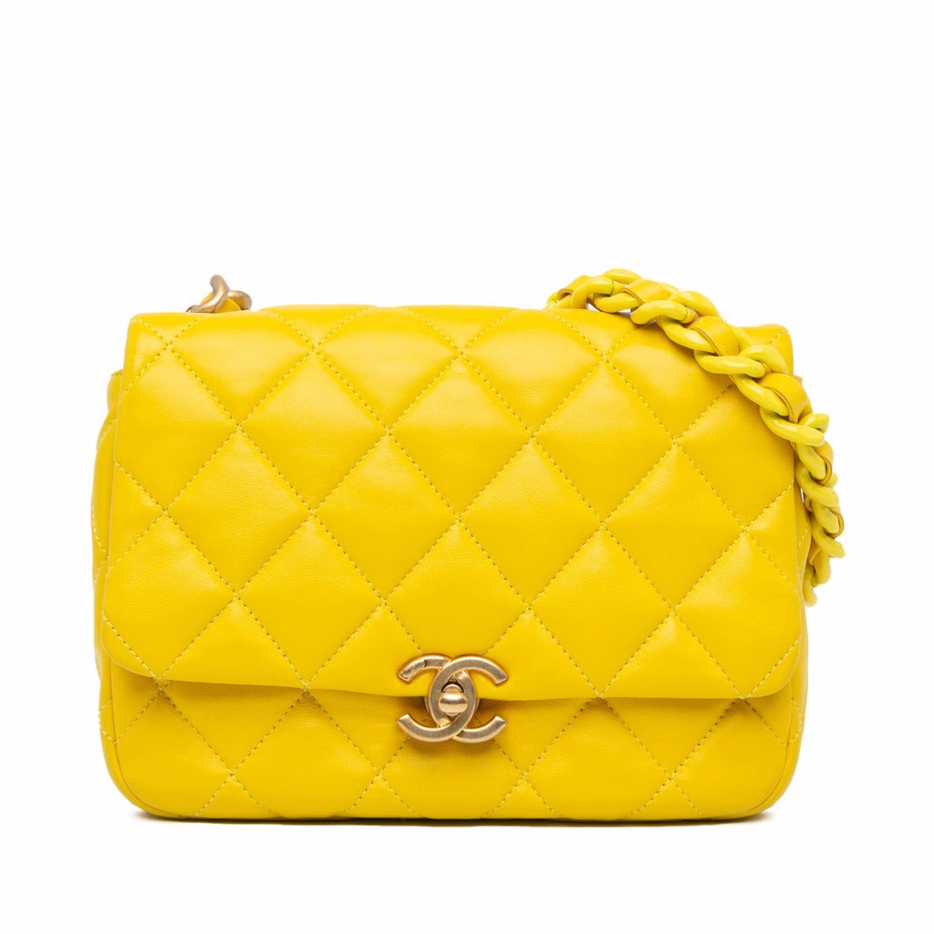 Chanel Small Quilted Lambskin Candy Chain Flap