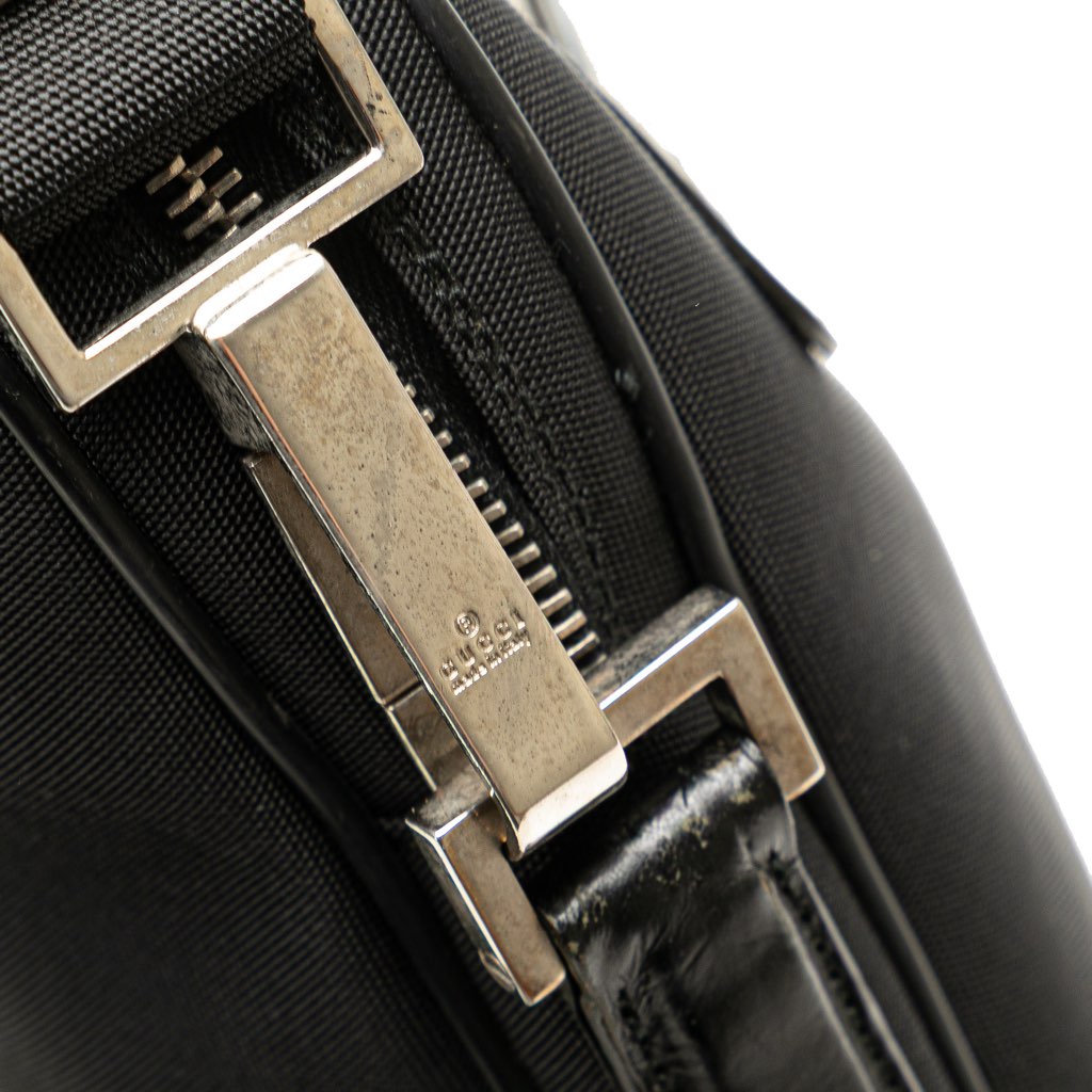 Gucci Leather Trimmed Nylon Laptop Bag - Image 14