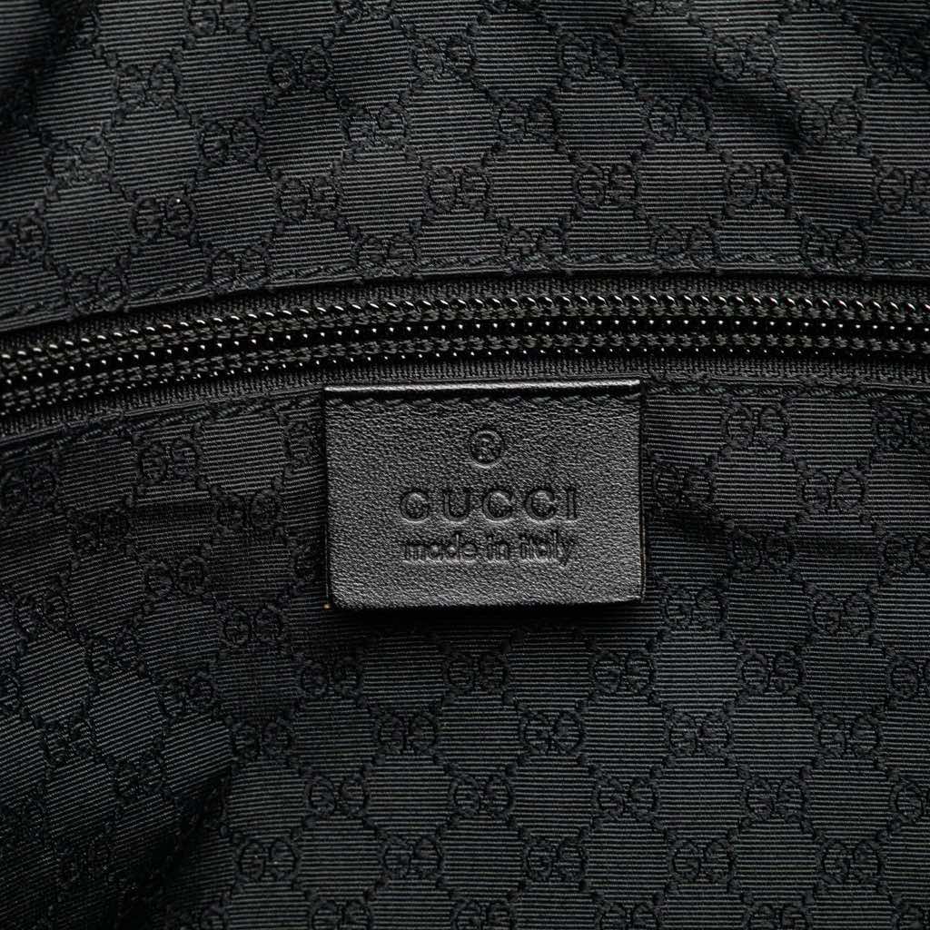 Gucci Leather Trimmed Nylon Laptop Bag - Side view