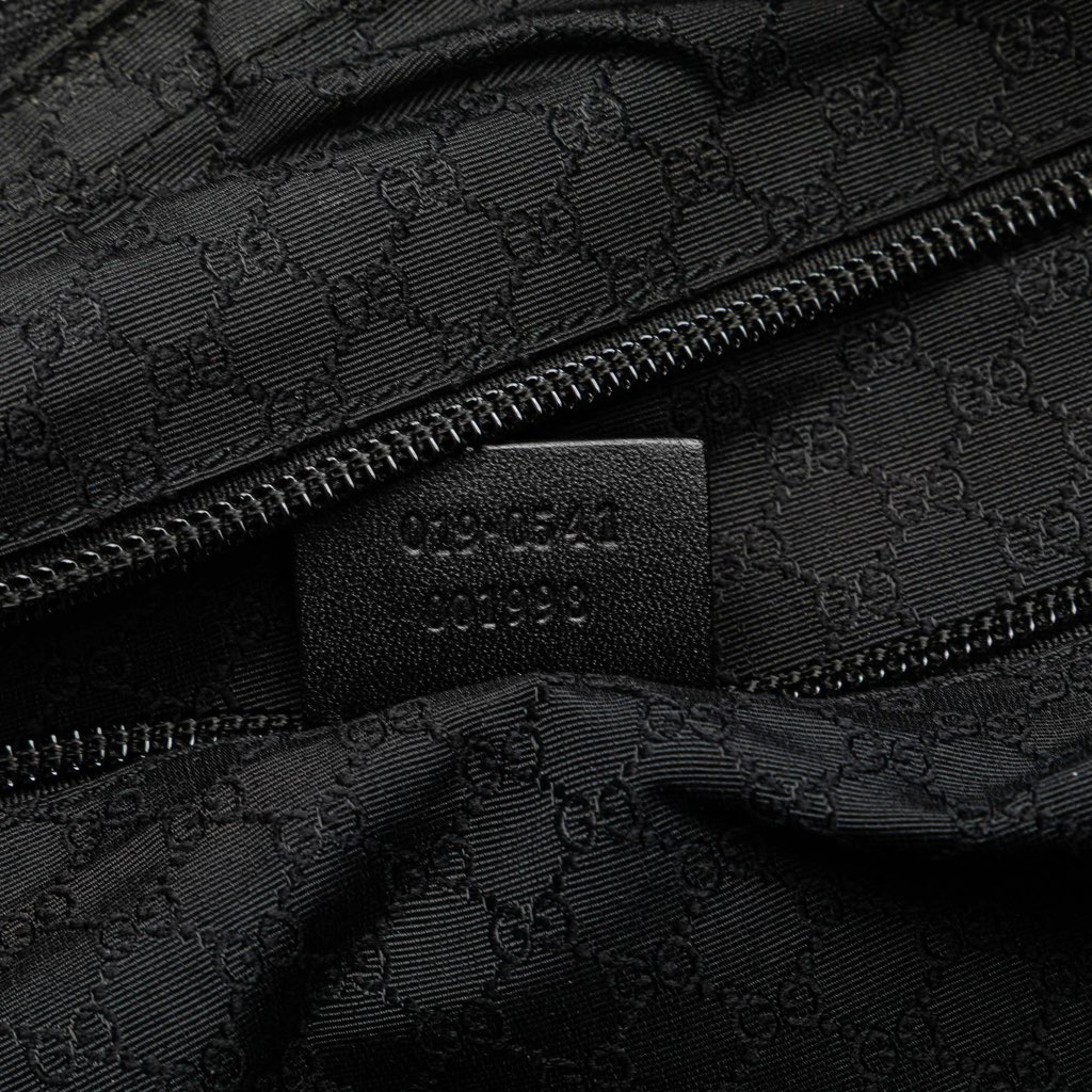 Gucci Leather Trimmed Nylon Laptop Bag - Detail 1