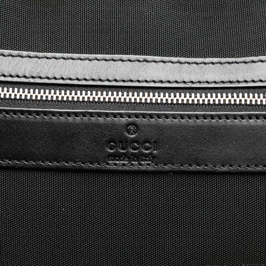Gucci Leather Trimmed Nylon Laptop Bag - Detail 2