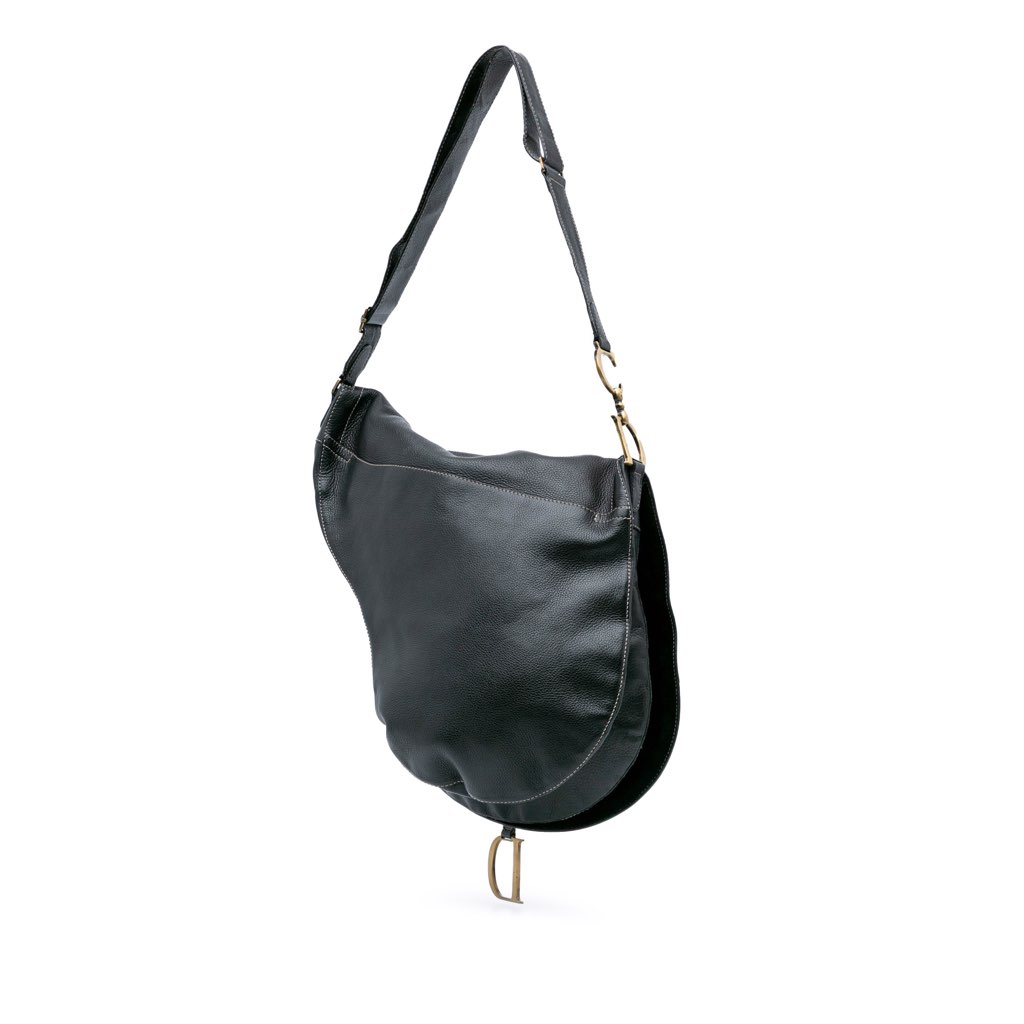Dior Leather Baudrier Saddle Bag - 2
