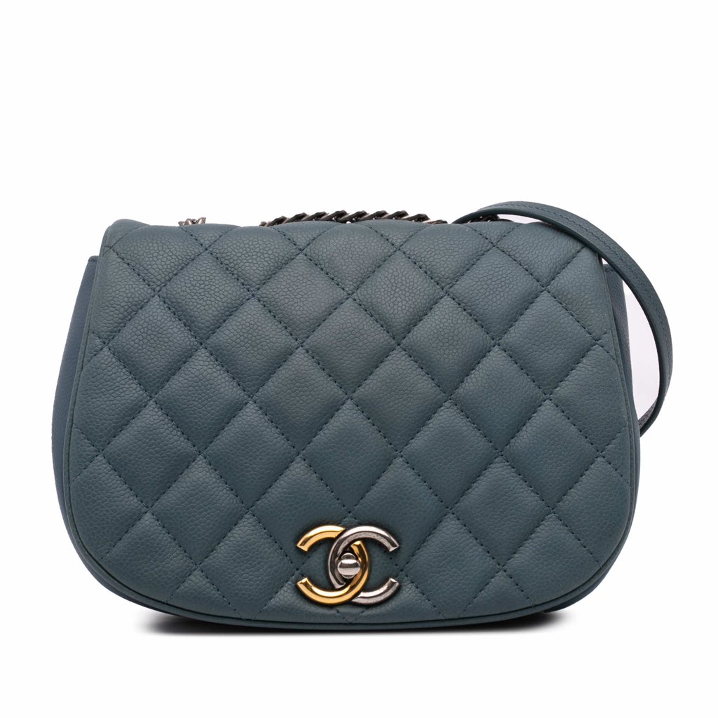 Chanel Small Quilted Caviar Casual Pocket Flap