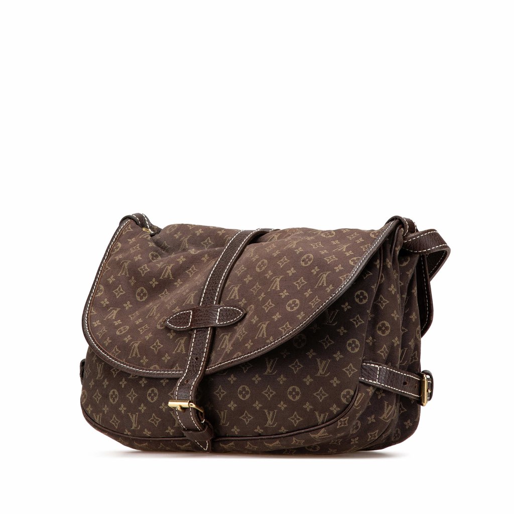 Louis Vuitton Monogram Mini Lin Saumur 30 - 2