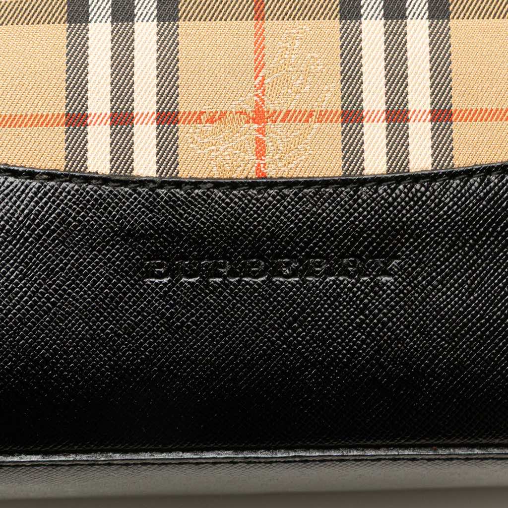 Burberry Haymarket Check Canvas Shoulder Bag - Detail 2