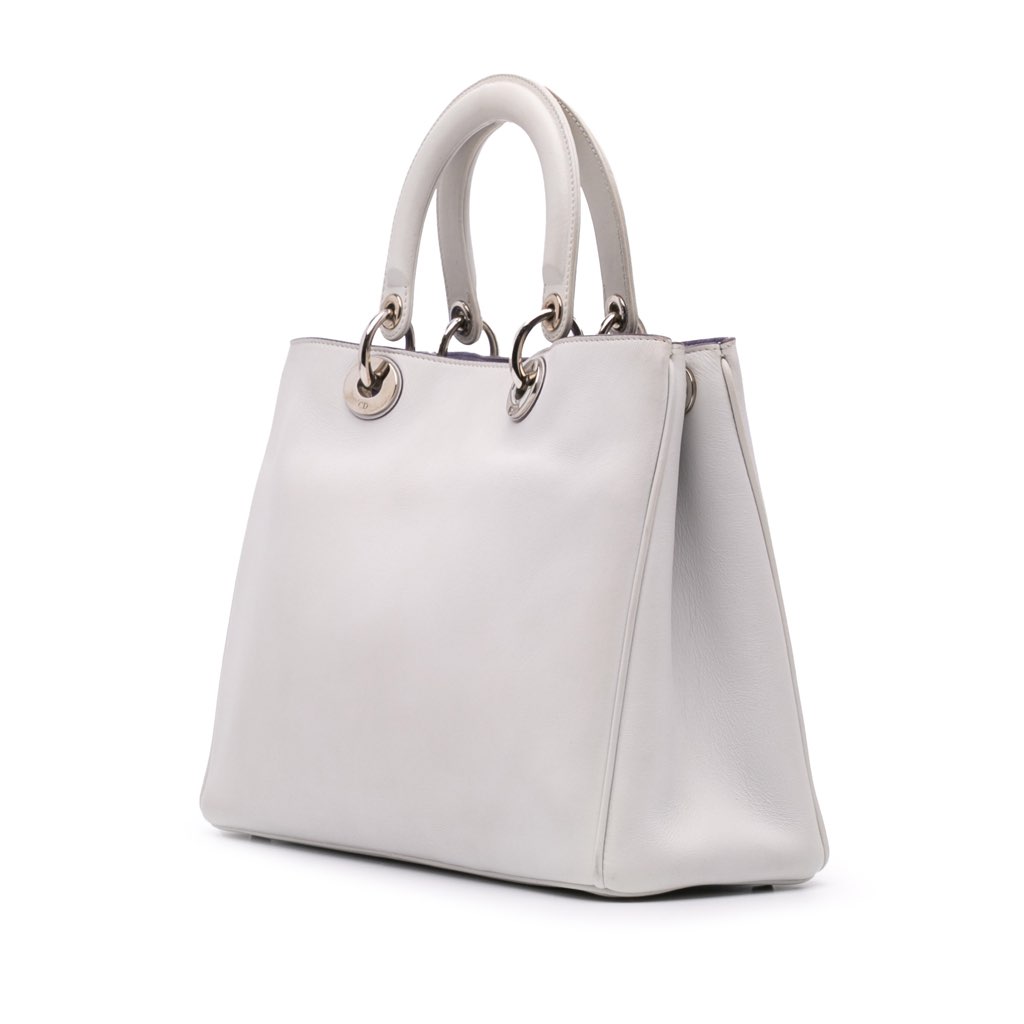 Dior Medium Leather Diorissimo Satchel - 2