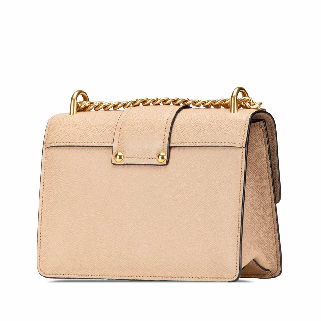 Prada Saffiano Turn Lock Crossbody - 2