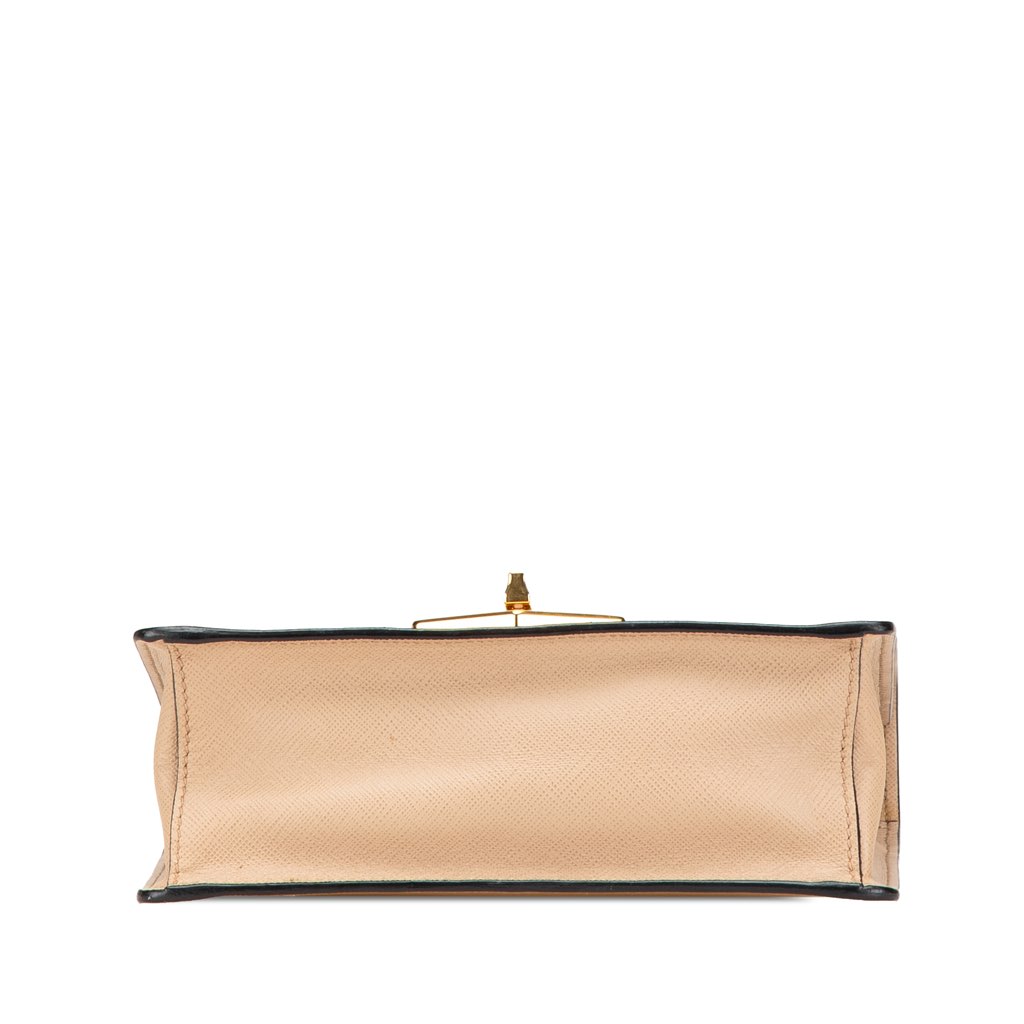 Prada Saffiano Turn Lock Crossbody - 3