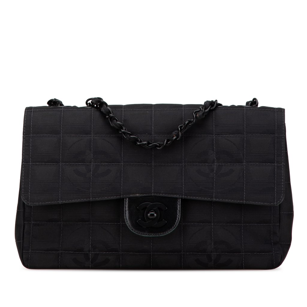 Chanel New Travel Line Medium Nylon Single Flap