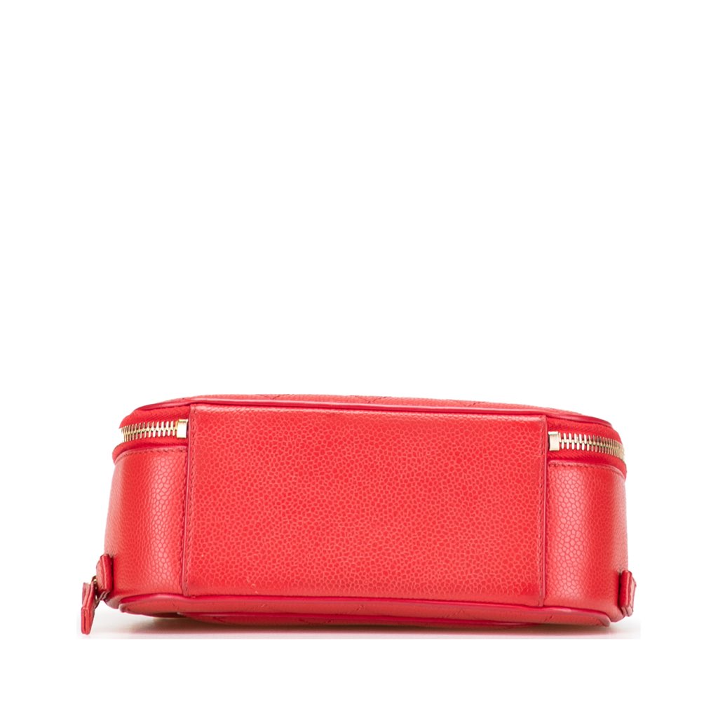 Chanel Small Quilted Caviar Top Handle Camera Bag - Image 6