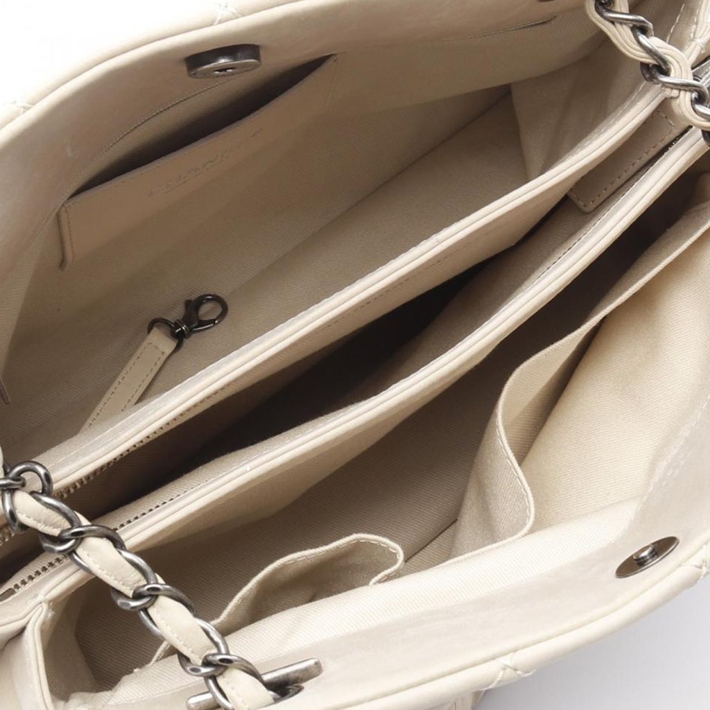 Chanel Large Aged Calfskin Just Mademoiselle Bowling Bag - 3