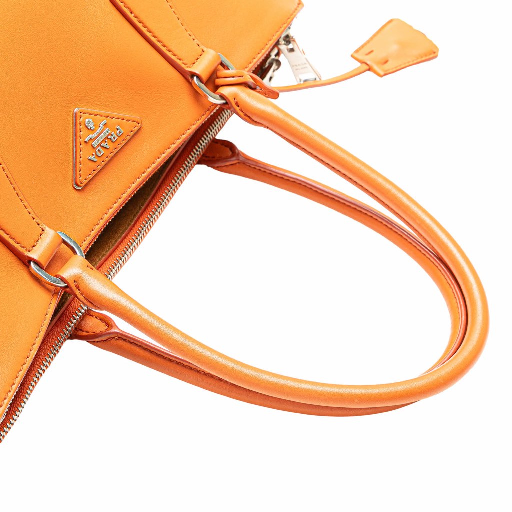 Prada Medium Soft Calf Galleria Double Zip Tote - Image 13