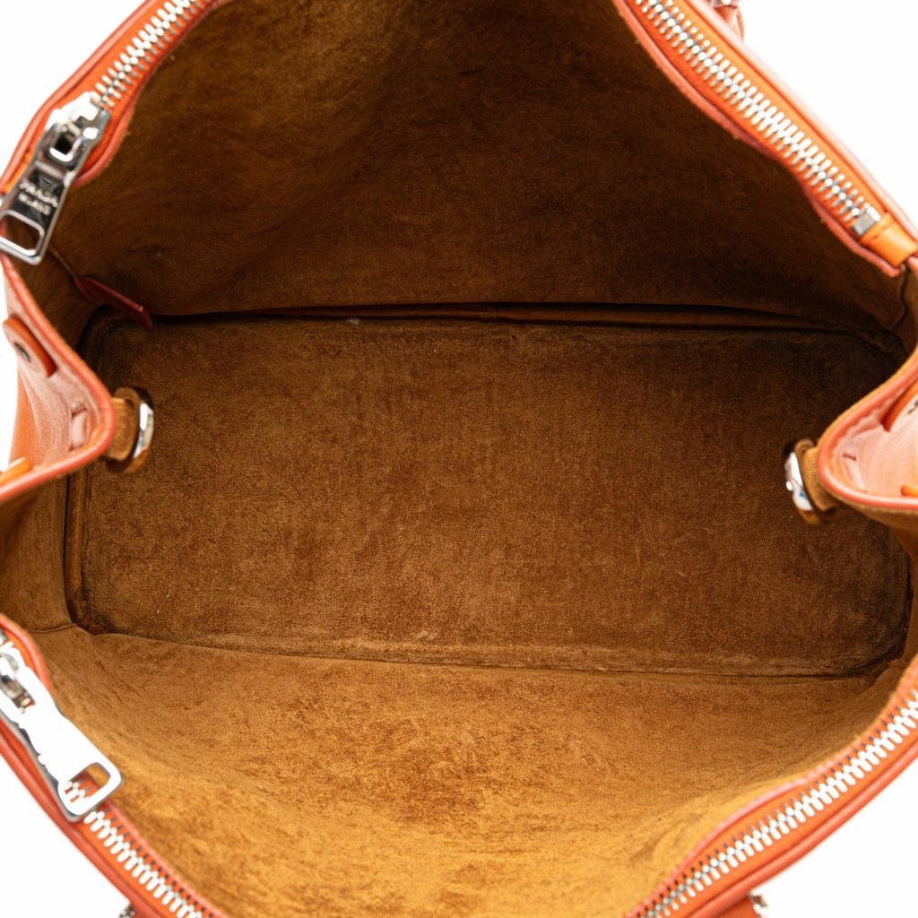 Prada Medium Soft Calf Galleria Double Zip Tote - Detail 1