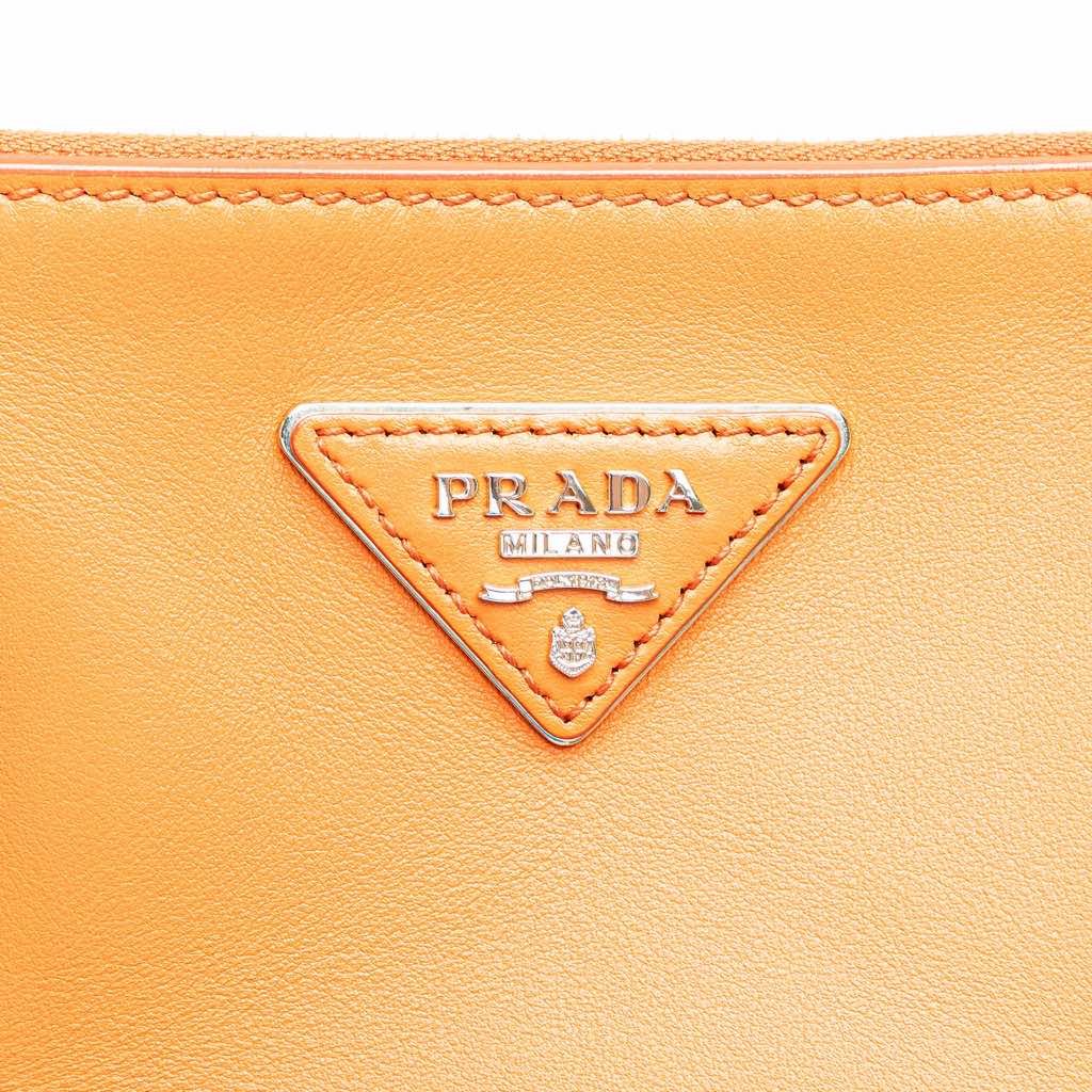 Prada Medium Soft Calf Galleria Double Zip Tote - Image 11