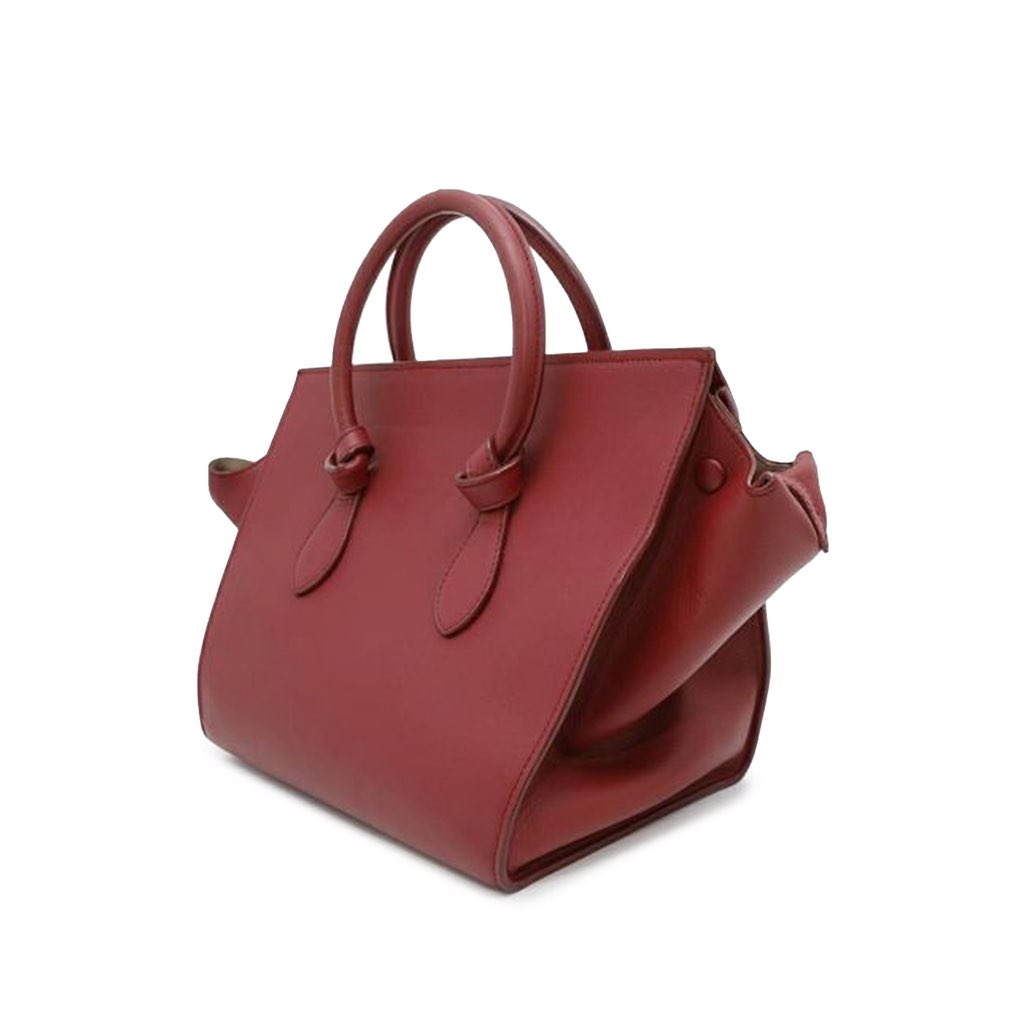 Celine Small Smooth Calfskin Tie Knot Handbag - 2