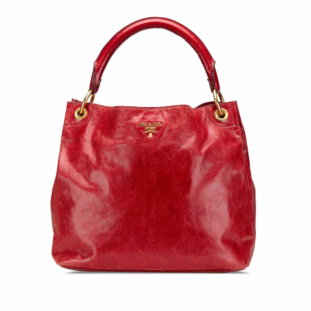 Prada Vitello Shine Shoulder Bag