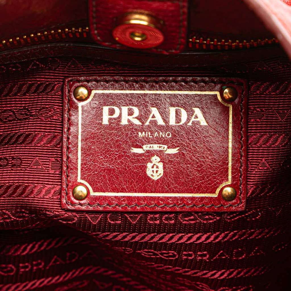 Prada Vitello Shine Shoulder Bag - 5