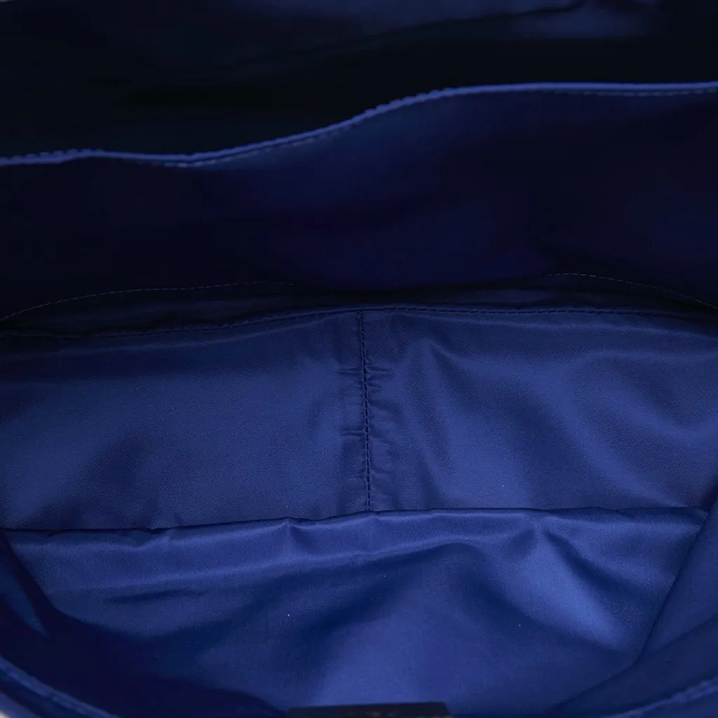 Fendi FF Lock Crossbody Blue Good - Box View
