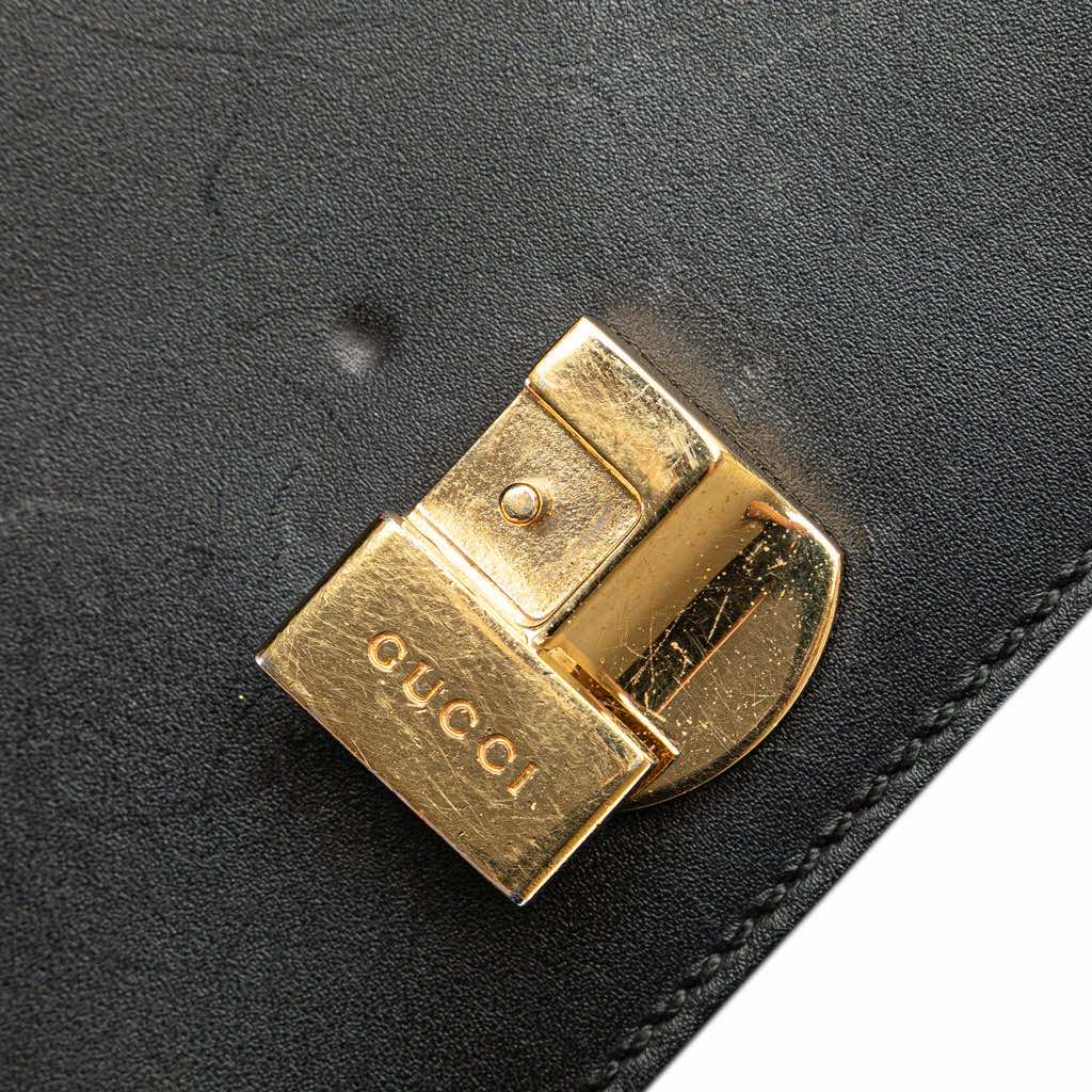 Gucci Mini Leather Web Sylvie Chain Crossbody - Image 13