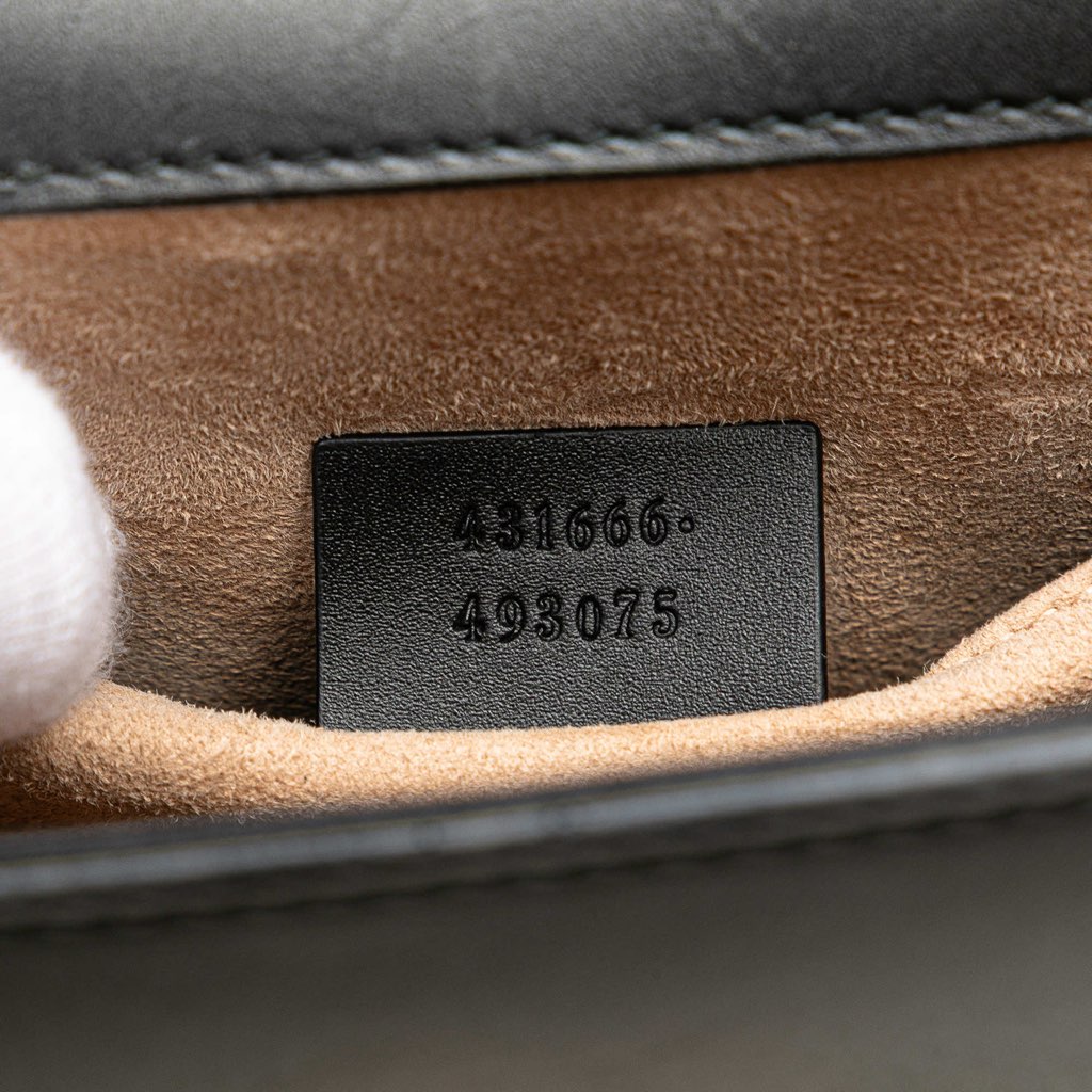 Gucci Mini Leather Web Sylvie Chain Crossbody - Detail 1