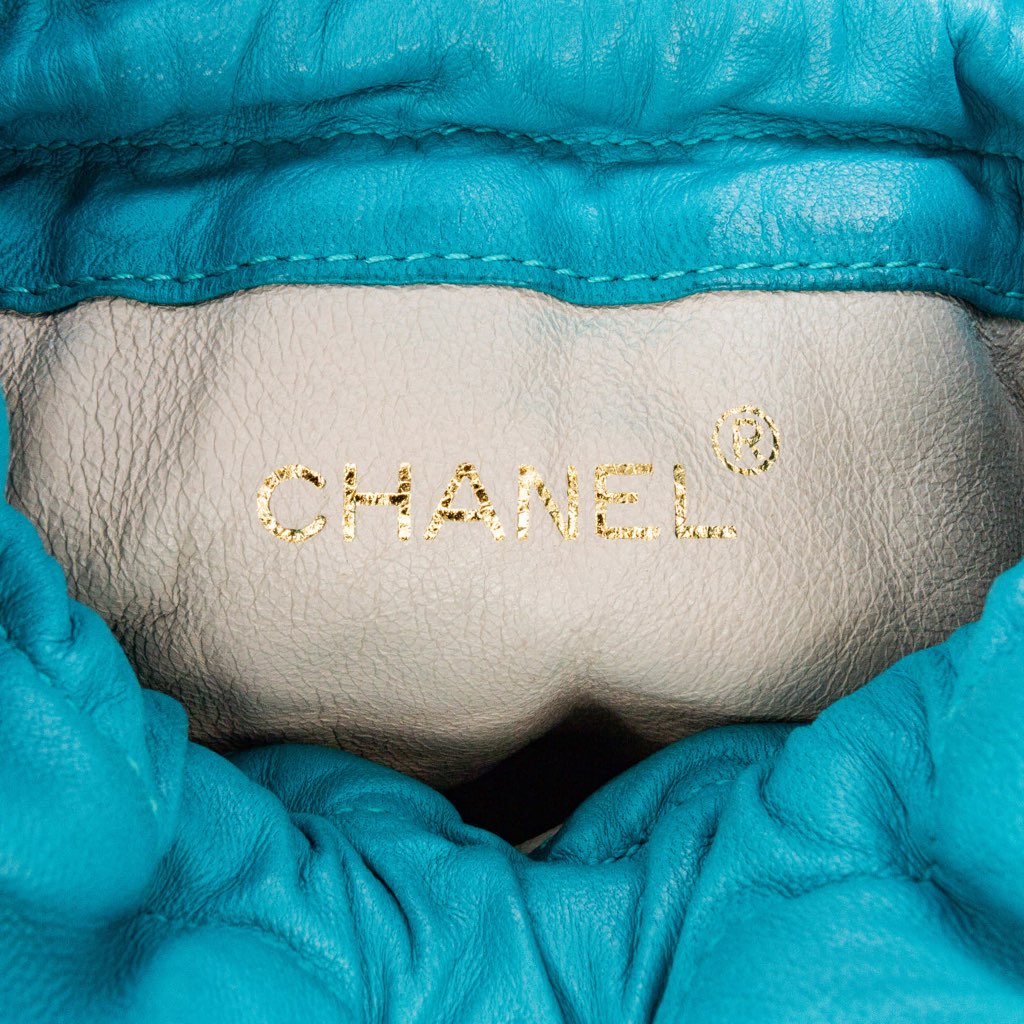 Chanel Quilted Lambskin Drawstring Tassel Bucket Bag - Detail 1