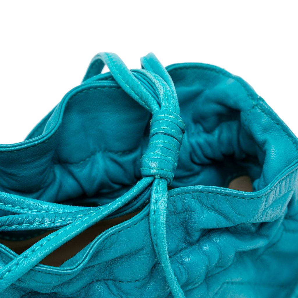 Chanel Quilted Lambskin Drawstring Tassel Bucket Bag - Image 11