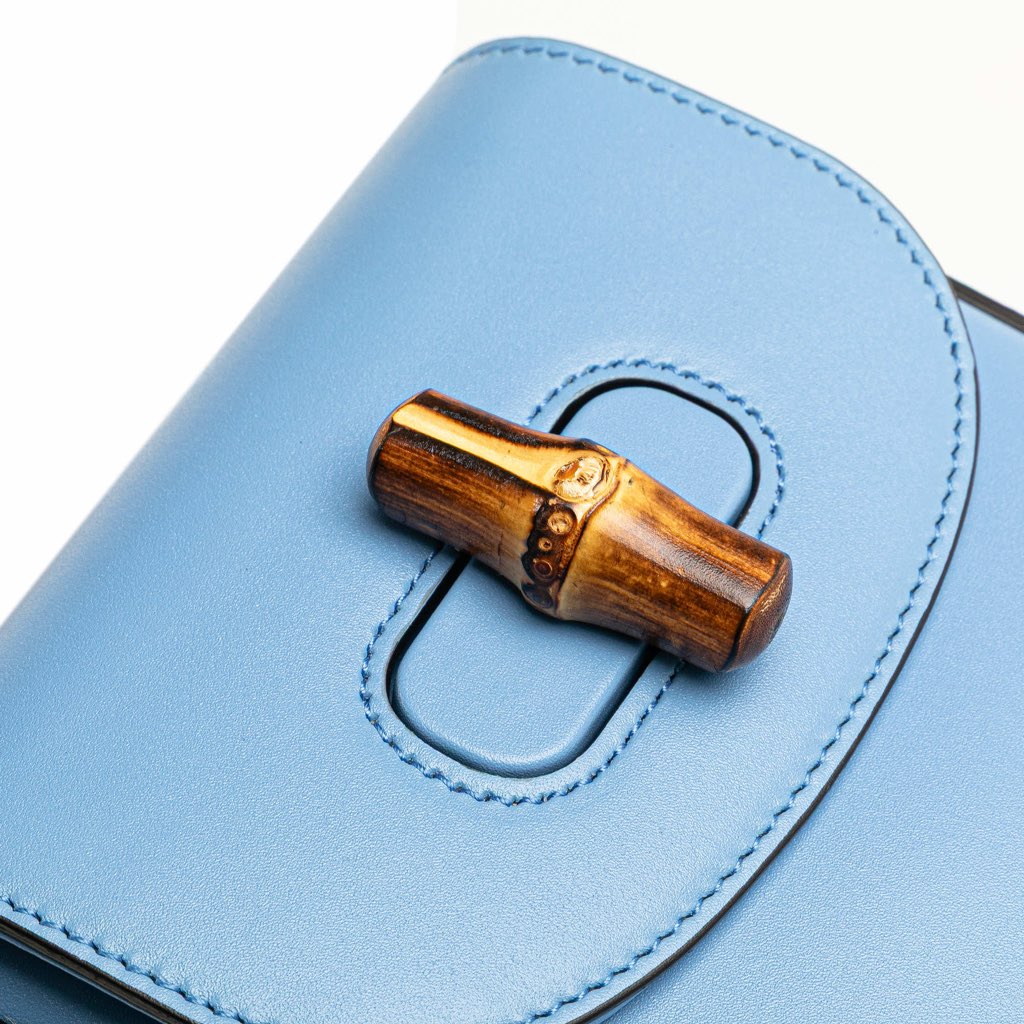 Gucci Mini Calfskin Bamboo Top Handle Bag - Detail 2