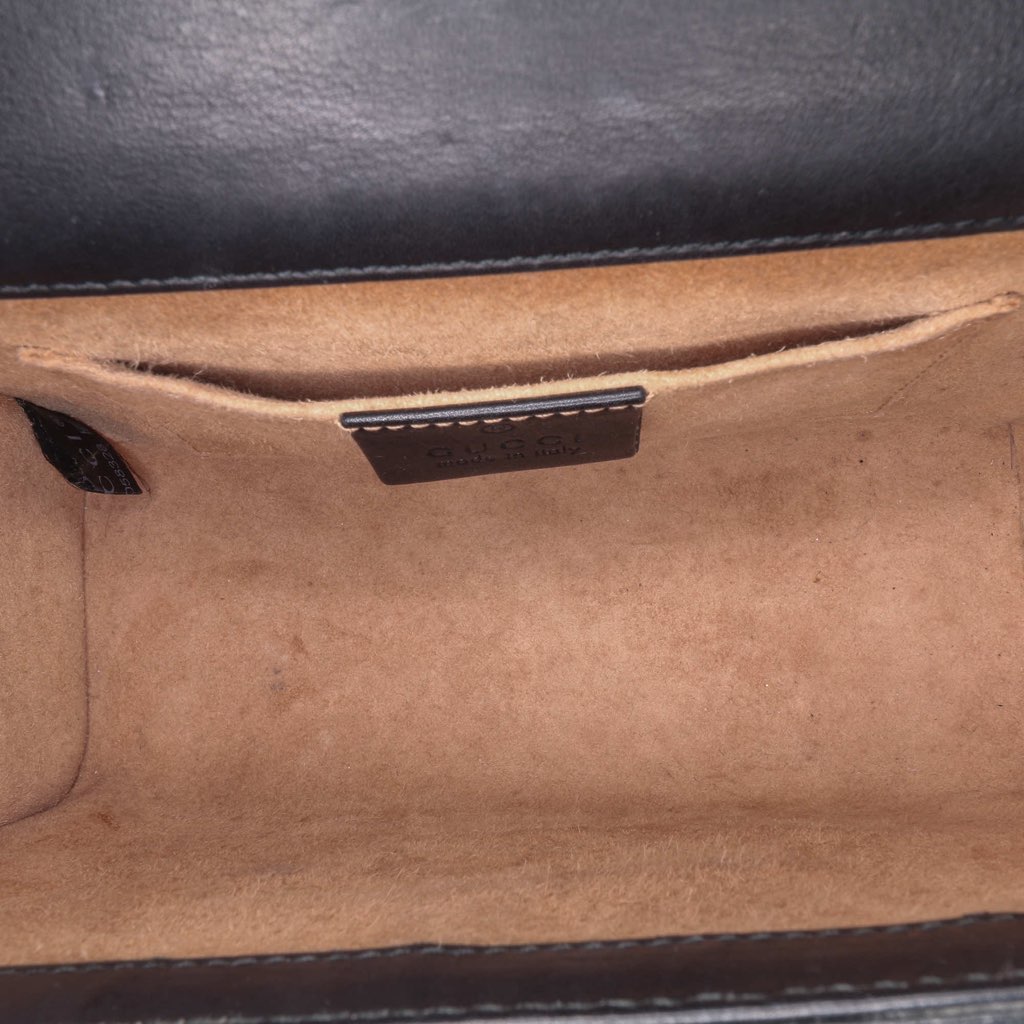 Gucci Small Pearl Studded Leather Padlock Crossbody - 4