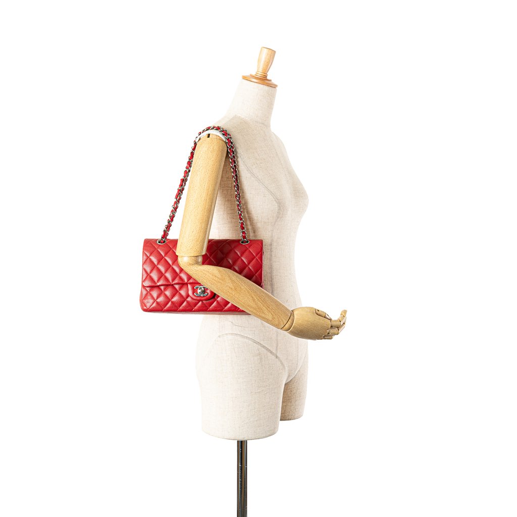 Chanel Medium Classic Caviar Double Flap - Image 14