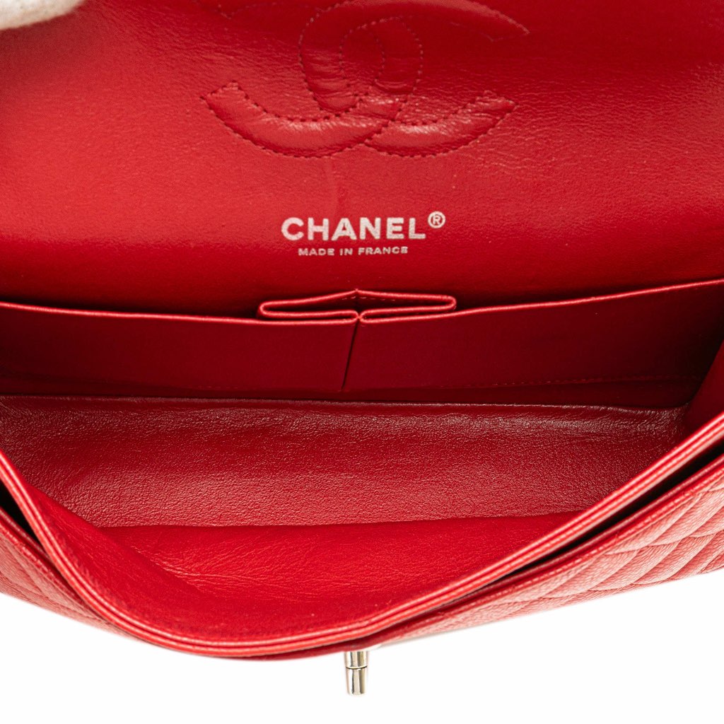 Chanel Medium Classic Caviar Double Flap - 4