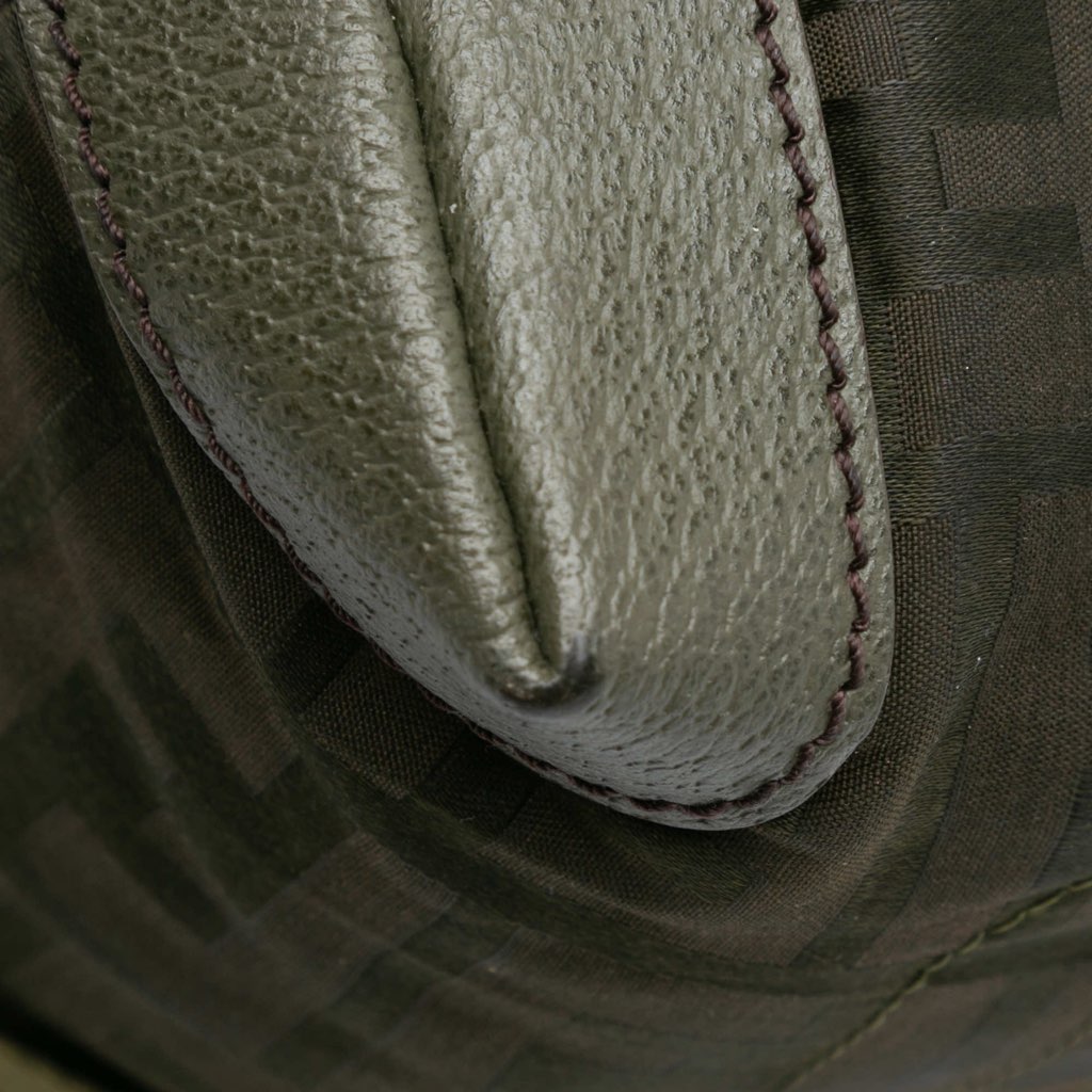 Fendi Zucca Nylon Zip Code Handbag - Image 11