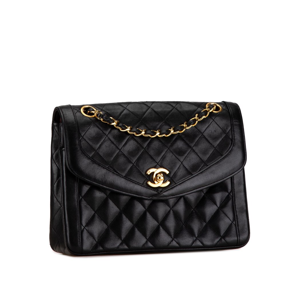Chanel CC Quilted Lambskin Single Flap - 2