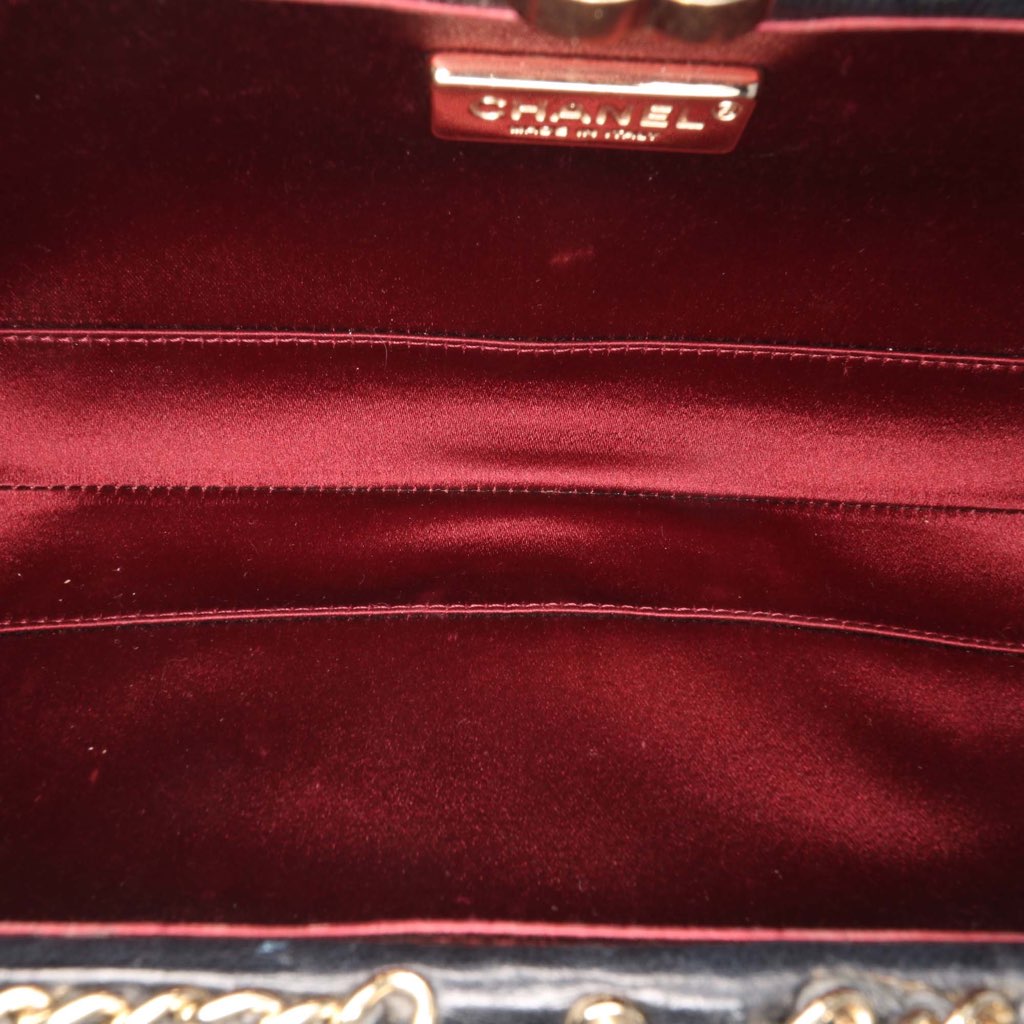 Chanel Quilted Lambskin Chain Around Clutch - 4