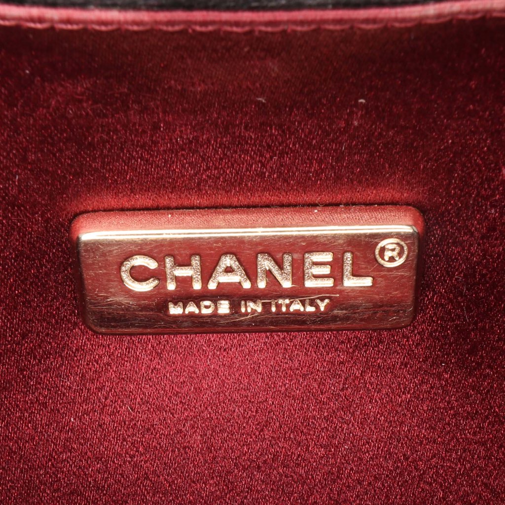 Chanel Quilted Lambskin Chain Around Clutch - Side view